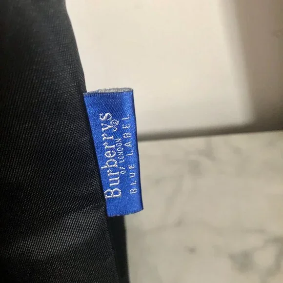 NWT BURBERRY Blue Label Japan Exclusive Nylon & Leather Tote RARE Deadstock - Picture 5 of 13